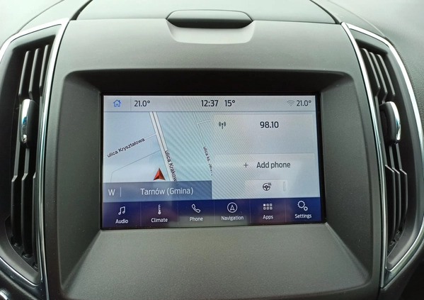 Ford EDGE cena 106900 przebieg: 67861, rok produkcji 2019 z Góra małe 254